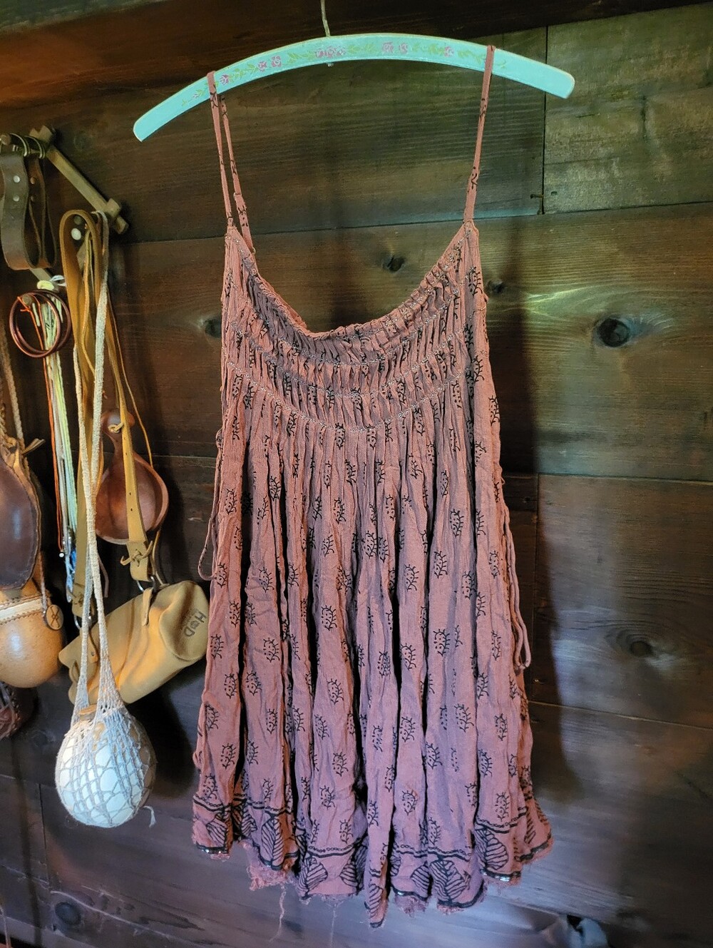 Free People Boho Tunic Mini Dress